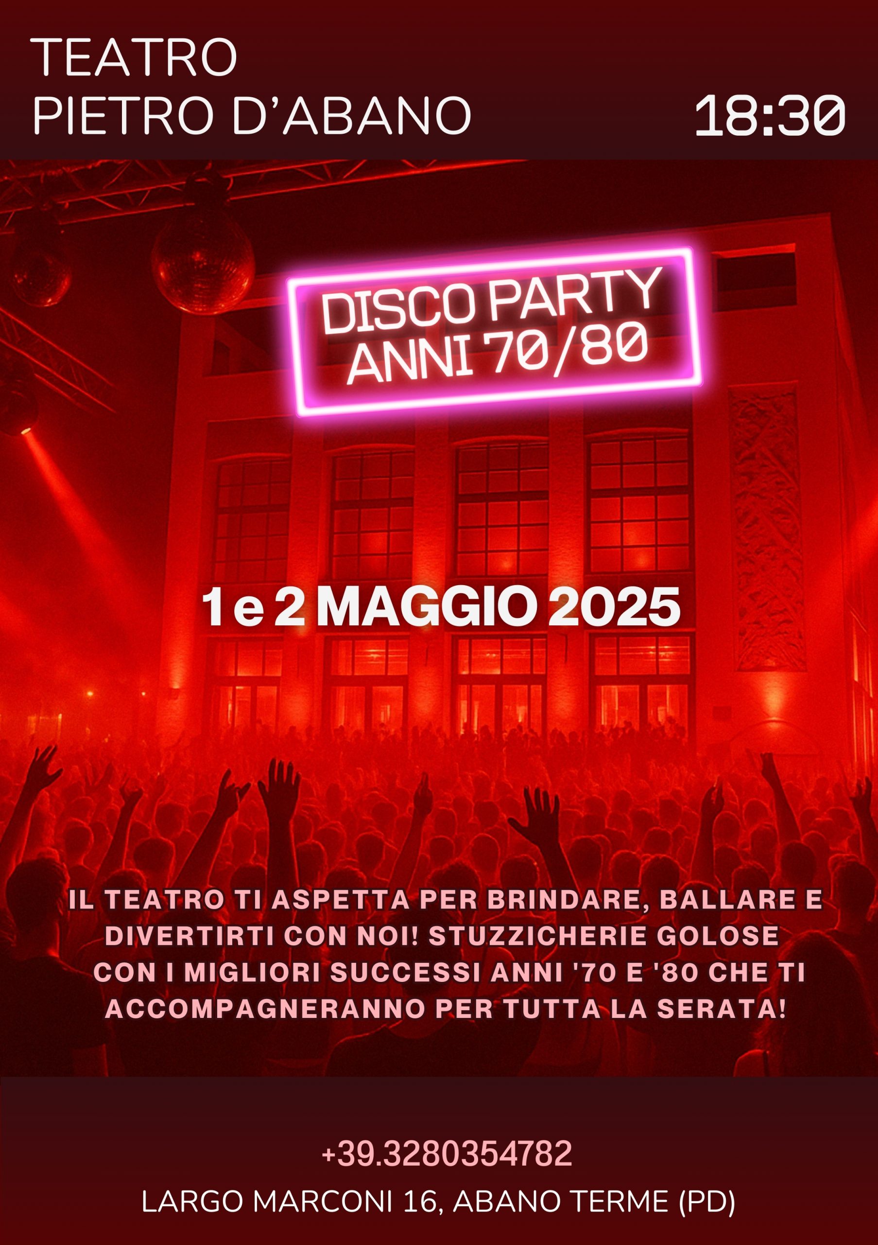 DISCO PARTY ROSSO 105, 205 (1)